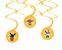 Dekoracja spirale "Bing" 6 szt.