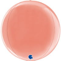 Balon Grabo Globe 11inc Rose Gold 4D