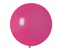 Balon G220 pastel kula 0.75m - ciemnoróżowy 07