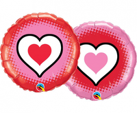 Balon foliowy 18 cali QL CIR - Only Hearts