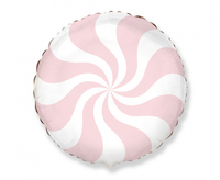 Balon foliowy 18" FX - Pastelowy lizak, jansoróżowy