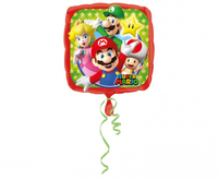 Balon foliowy 18" SQR - "Mario Bros"