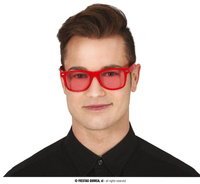 Imprezowe czerwony okulary