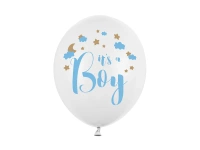 Balony 30cm, It's a Boy, Pastel Pure White