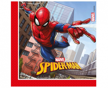 Serwetki papierowe Spiderman Crime Fighter, rozm. 33x33 cm, 20 szt.