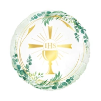 Balon foliowy okrągły Kielich IHS 45cm