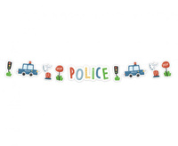 Girlanda papierowa Police, 300 cm