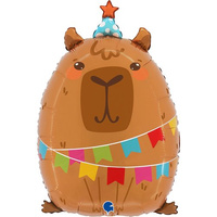 Balon foliowy Grabo 23'', Party Capybara