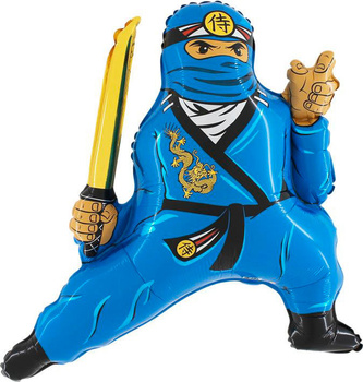 Balon Grabo 21" Ninja Niebieski