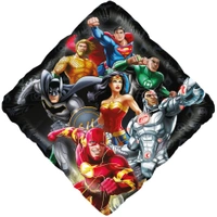 Balony foliowe Liga Sprawiedliwości Zestaw 3 szt 18" - 46 cm