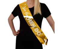 Szarfa papierowa na wieczór panieński Woo Hoo Hen Do, 4 szt.