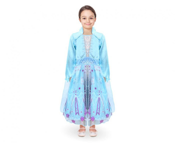 Strój dla dzieci "Błękitna Princess" (sukienka) rozm. 95-110 cm