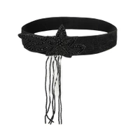 Opaska Lata 20 czarna