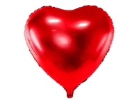 Balon foliowy Serce, 61cm, czerwony