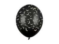 Balony 30 cm, Nietoperze, Pastel Black