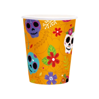 Kubek meksykańskie Halloween 220ml 6szt.