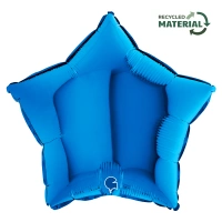 Balon Grabo Gwiazda Niebieska 18'' - 46 cm