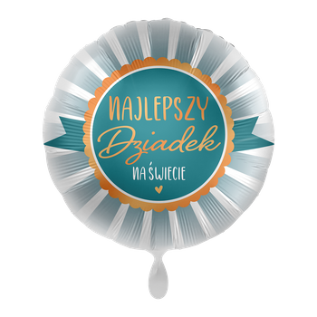 Balon foliowy 18" Najlepsza Dziadek - World´s Best Grandpa