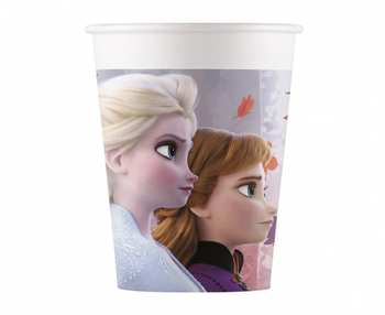 Kubeczki papierowe Frozen 2, 200ml, 8 szt. Plastic Free
