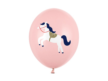 Balony 30 cm, Konik, Pastel Pale Pink