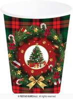 Kubeczki Christmas Tree, 6szt, 240 ml