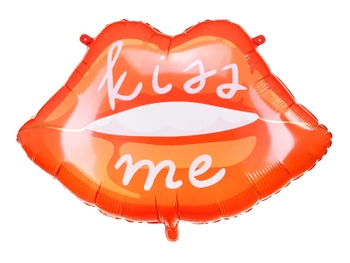 Balon foliowy Usta, 86.5x65 cm, mix