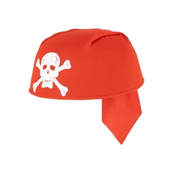 Czapka pirata czerwona