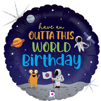 Balon Grabo 18'' Outta This World  Kosmos