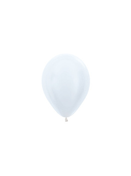 Balony Sempertex, Pearl White 5", 50 szt
