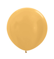 Balony Metallic Gold 24", 1 szt