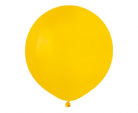 Balony G150 pastel 19" - żółte 02/ 25 szt.