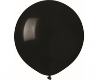 Balony G150 pastel 19" - czarne 14 / 1 szt 
