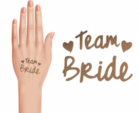 Zestaw tatuaży GoGirls, złote, 16 elementów