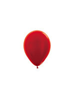 Balony Metallic Red 5", 50 szt