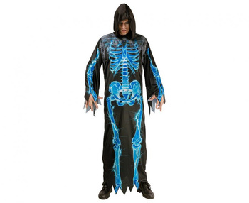 Strój dla dorosłych Ponury Szkielet (szata z kapturem), rozm. uniw.