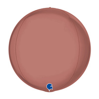 Balon Grabo 15'' Globe Platinum Rose 4D Pakowany 