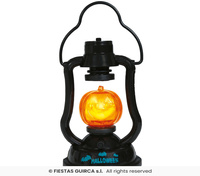 Laternka Dynia, świecąca i grająca, 15cm