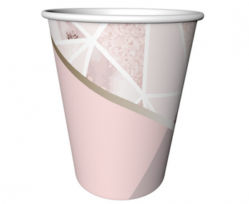 Kubeczki papierowe "Rose Chic", 240 ml/ 6 szt.