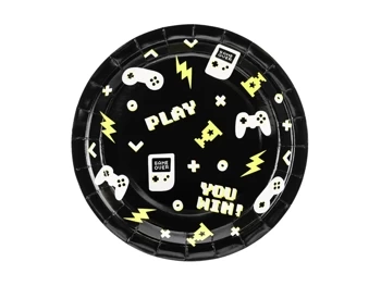Talerzyki Gamepady, 23 cm, mix