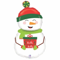 Balon foliowy Holiday Snowman 40" - 102 cm