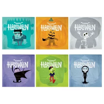 Serwetki Halloween Monsters 33x33cm 
