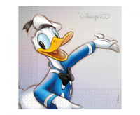 Serwetki papierowe Disney 100 - Donald, 33x33 cm, 20 szt.