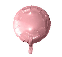 Balon foliowy "Okrągły", jasnoróżowy, 18"