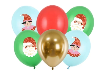 Balony 30 cm, Candy land, mix ( 6 szt) 