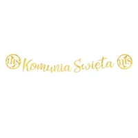 Banner Komunijny Komunia Święta 150 cm