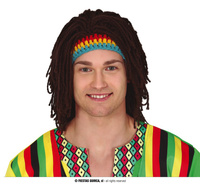 Peruka męska Rasta z dredami
