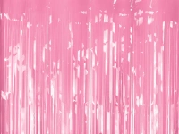 Kurtyna Party, jasny różowy, 100x200cm