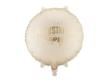 Balon foliowy pastylka ''Wszystkiego Najlepszego'', 35x35 cm, mix