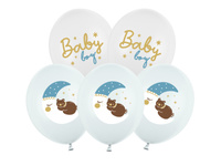 Balony 30 cm, Baby boy, mix