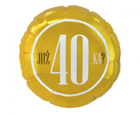 Balon foliowy Już 40-ka?, 18"